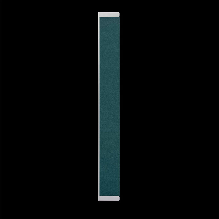 Wandaanzetstuk akoestische wand vilt donkergroen HxB185x20cm