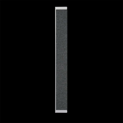 Wandaanzetstuk akoestische wand vilt grijs HxB185x20cm