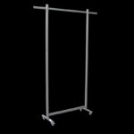 Kledingrek extra hoog HxBxD236x155x45cm op wielen
