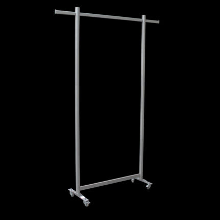 Kledingrek extra hoog HxBxD236x155x45cm op wielen