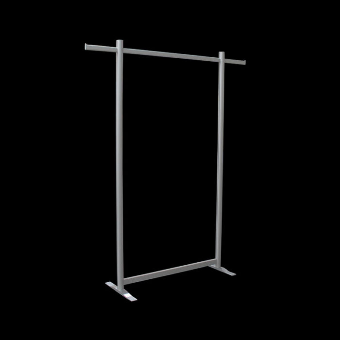 Kledingrek HxBxD190x155x45cm op voeten - Afbeelding 1