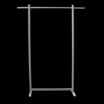 Kledingrek extra hoog HxBxD229x155x45cm op voeten - Afbeelding 2