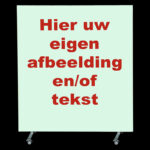 Themawand eigen print HxB235x193cm 1-zijdig op wielen, volledig demontabel