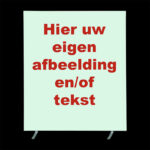 Themawand met eigen print HxB228x193cm 2-zijdig op voeten, volledig demontabel