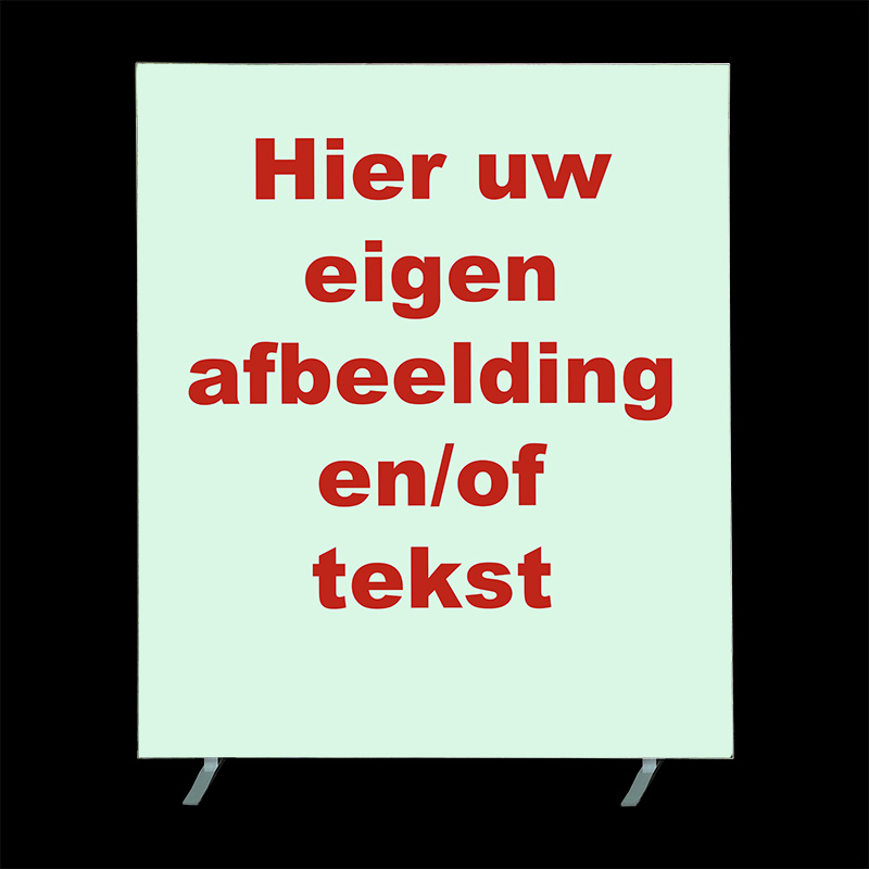 150522_Themawand_eigen_print_HxB228x193cm_2zijdig_akoestisch_op_voeten Themawand eigen afbeelding HxB228x193cm 2-zijdig en akoestische vulling op voeten, volledig demontabel - Afbeelding 1