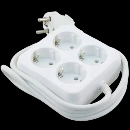 Stekkerdoos 4voudig met kabel 150 cm