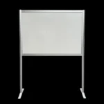 Emaille whiteboardwand HxB190x145cm wit op voeten