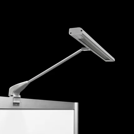 LED spot aluminiumkleur staafmodel zijzicht1